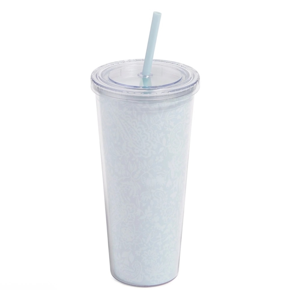 Vera Bradley 24oz Travel Tumbler - Eden Paisley Mint
